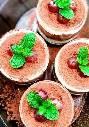 🍫Mini Olasz csokis Mascarpone pohárkrém recept fotója