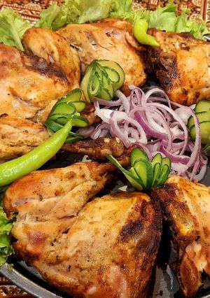 A picture of Chicken Malai tikka.