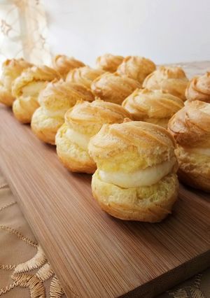 Foto resep Choux Puff with Vanilla Custard
