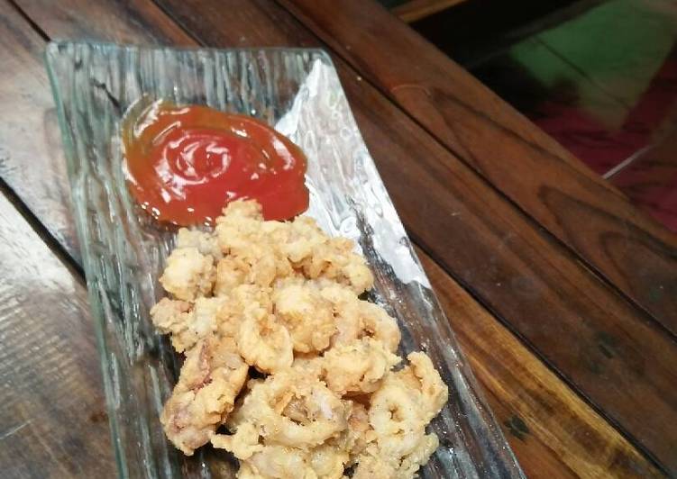 Cara mudah memasak Calamari kriuk☺ Lezat
