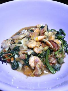 Foto resep Oseng kangkung udang