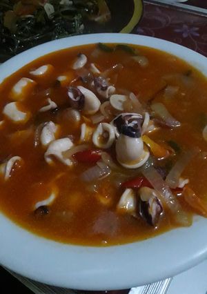 Foto resep Cumi Masak Saus Padang