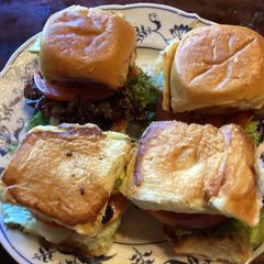 A picture of California Farm Chicken Burgers.