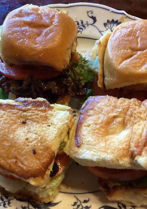 A picture of California Farm Chicken Burgers.