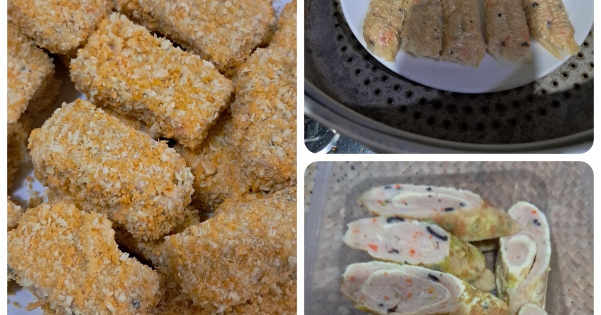 Chicken Nugget, Egg Chicken Roll & Lumpia ayam kulit tahu