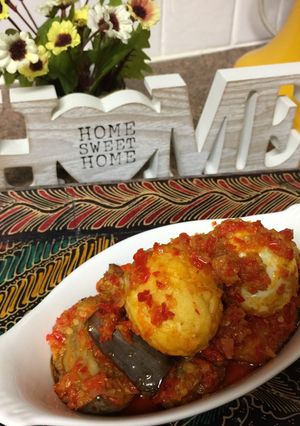 Foto resep Balado Telur dan Terong