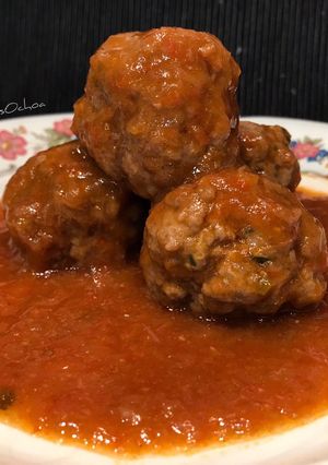 Una foto de Albóndigas en salsa
