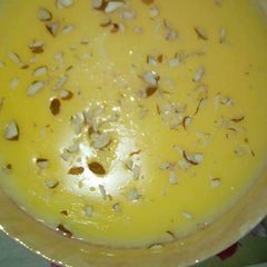 A picture of Mango custard.