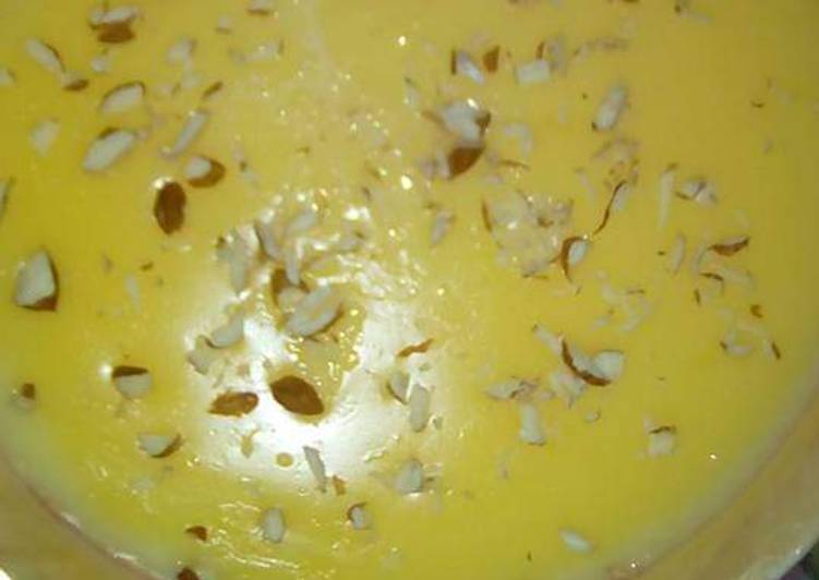 How to Make Quick Mango custard