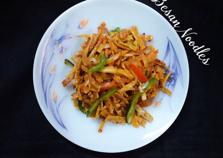 Recipe of Ultimate Besan Noodles