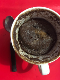 Una foto de Mug cake de cacao con harina de Almendra