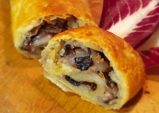 Ricetta di Perfetto Strudel al radicchio speck e provolone ♡