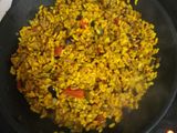 Arroz con carne picada