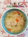 6. Sopa de fideos con verduras