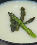 Crema de espárragos blancos
