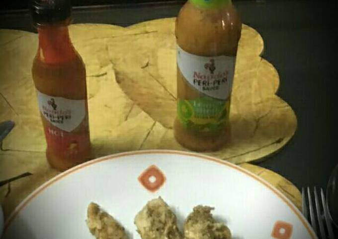 Chicken with peri peri sauce