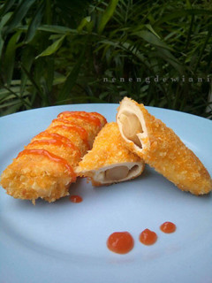 Foto resep Roti tawar goreng isi sosis