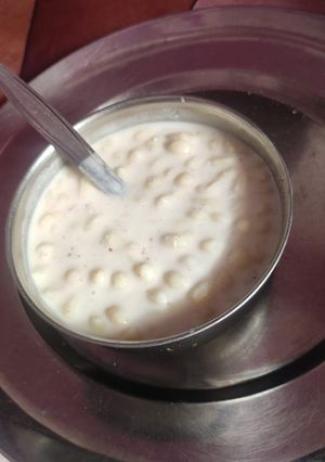 A picture of Boondi raita.