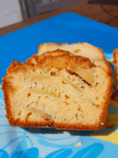 Una foto de Budín de manzana 🍎 🤤 (con aceite y miel)