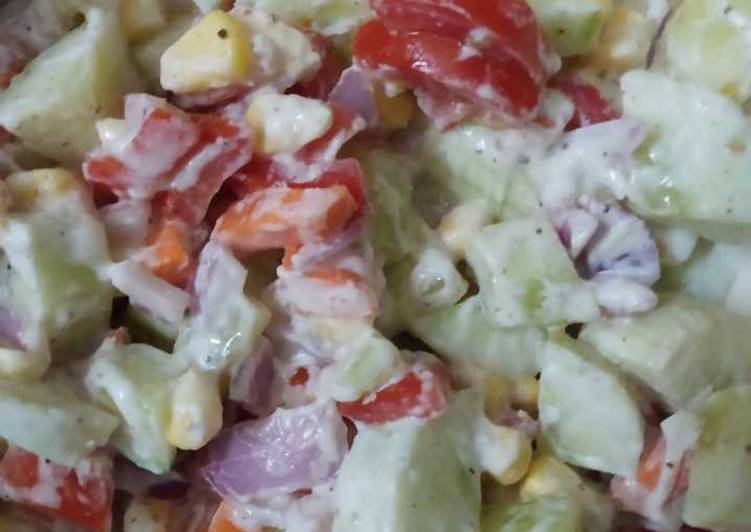 Easiest Way to Prepare Yummy Vegetable salad 🥗