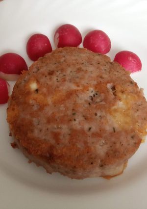 Foto principal de Hamburguesas caseras de pollo-pavo y queso