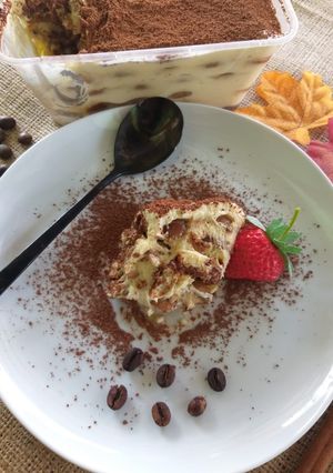 Foto resep Tiramisu (egg drop biscuit)