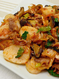 泡菜海陸炒年糕 ♥年糕6 的食譜成品照片