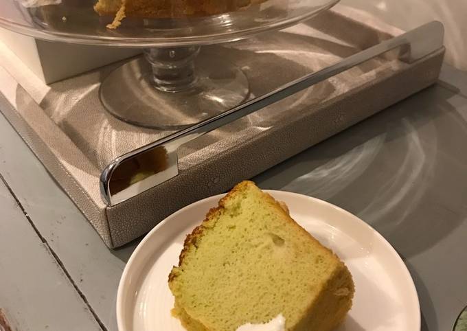 How to Prepare Perfect Green Tea Chiffon Cake