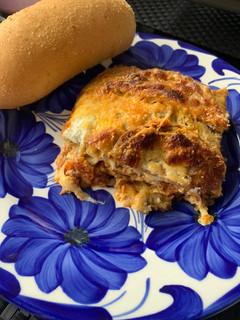 Una foto de Moussaka o Lasaña de Berenjena