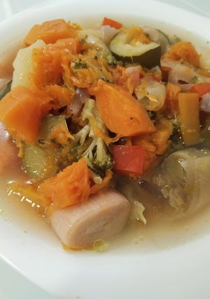 Una foto de Cocido de verduras