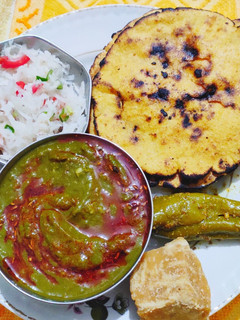 पालक मेथी का साग (Palak methi ka saag recipe in hindi) रेसिपी मुख्य फोटो