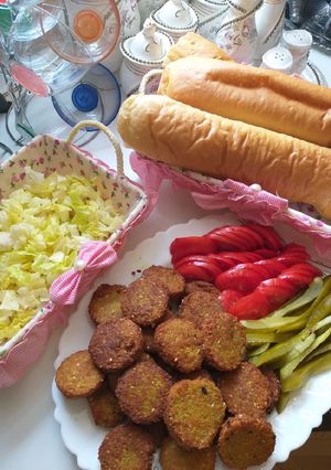 عکسی از دستور فلافل
