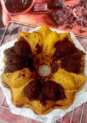 Foto resep Mocca Marmer Cake