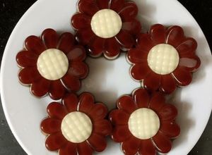 Hình của món Rau câu flan váng sữa cà phê.