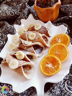 عکسی از دستور پنکیک موز😍