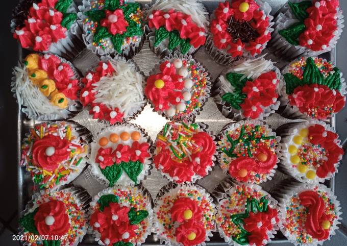 Resep Brownies cupcake hias yang Bikin Ngiler