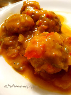 Una foto de Albóndigas en salsa.(Thermomix)