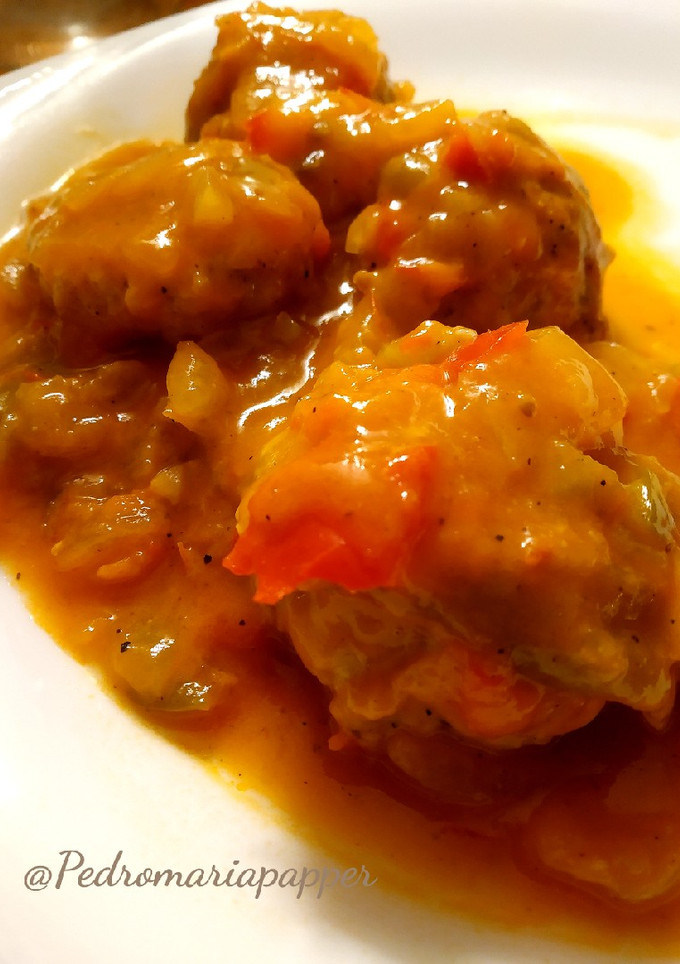 Una foto de Albóndigas en salsa.(Thermomix)