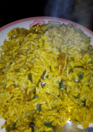 A picture of Native jollof rice.