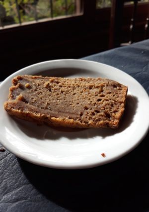 Una foto de Budín de café y leche condensada