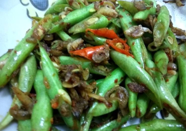 Resep Oseng buncis udang papay yang Enak Banget