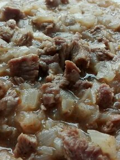 Una foto de Pino de carne picada y masa para empanadas de horno