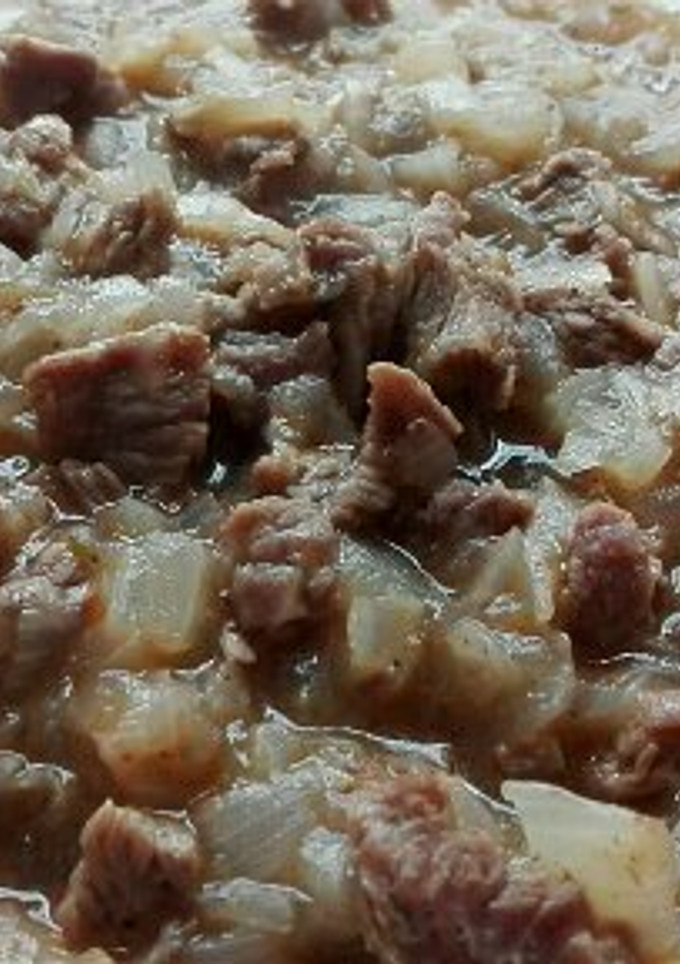 Una foto de Pino de carne picada y masa para empanadas de horno