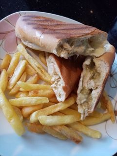صورة لوصفة ساندويش الدجاج بالفطر 🍄