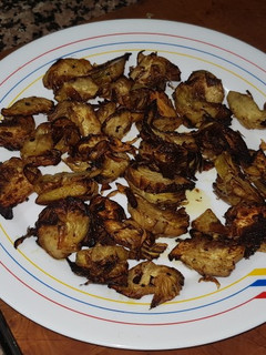 Una foto de Alcachofas fritas