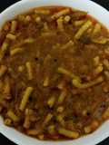 Jain Sev, Bottl Gourd, Tomato & Red Capsicum Sabji