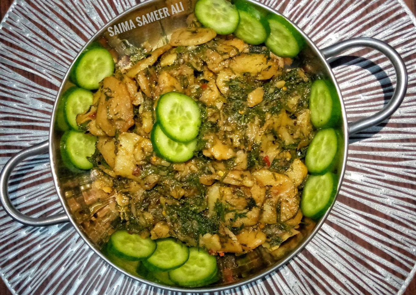 Aloo soya bhaji
