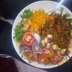A picture of Ganished Abacha(African salad).