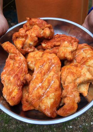 รูปของ “อกไก่สไปซี่”