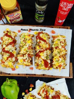 पास्ता पिज़्ज़ा स्टिक (pasta-pizza stick recipe in Hindi) रेसिपी मुख्य फोटो
